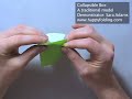 2 - Origami Instructions: Collapsible Box (traditional Model)