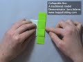 3 - Origami Instructions: Collapsible Box (traditional Model)