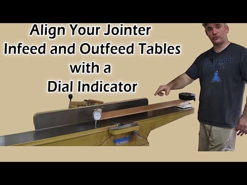 Setting the Jointer tables parallel (using the Powermatic 54A) Youtube Thumbnail