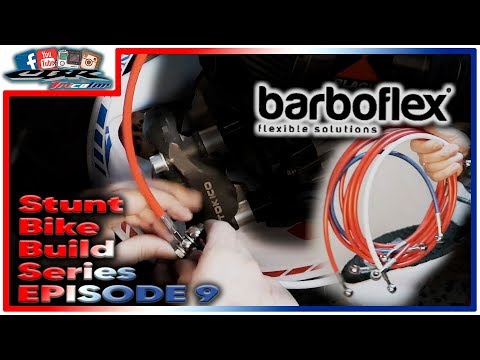 Stunt Bike Build Series | Episode 9 | Stainless Steel Braided Brake Lines - Barboflex