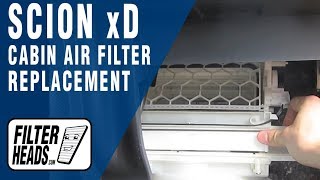 How To Replace Cabin Air Filter Scion Xd Youtube