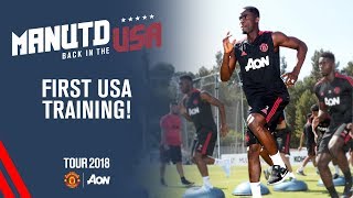 Manchester United USA Training Session | Goalkeeper & Fitness Drills | Tour 2018 Live on MUTV