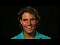 Roger Federer and Rafa Nadal can't stop laughing at the tv spot. funny!
