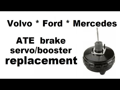 Volvo S60 V70 Brake booster and master cylinder replacement 2001-2009 LEFT hand driving cars