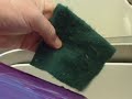 How to get tape/sticker residue off plastic.
