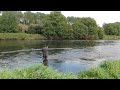 Spey Casting. Double Spey River Suir.