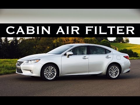 Lexus ES350 Cabin Air Filter Replacement -