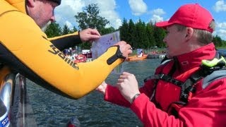 Hasičská soutěž ve vodním záchranářství Slezská Harta