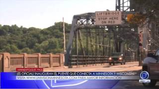 INAUGURAN EL PUENTE QUE CONECTA A MINNESOTA Y WISCONSIN