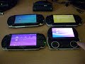 PSP 1000 vs PSP 2000 vs PSP 3000 vs PSP Go (N1000)