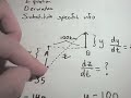Related Rates #1 Problem Using Implicit Differentiation