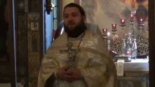 Проповедь иеромонаха Зотика в Лазареву субботу