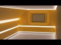 pomysł na oświetlenie pokoju - listwa GK, profil LED