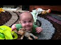 Newborn to 6 Month Old Baby - CRAWLING AND STANDING!! Amazing!!
