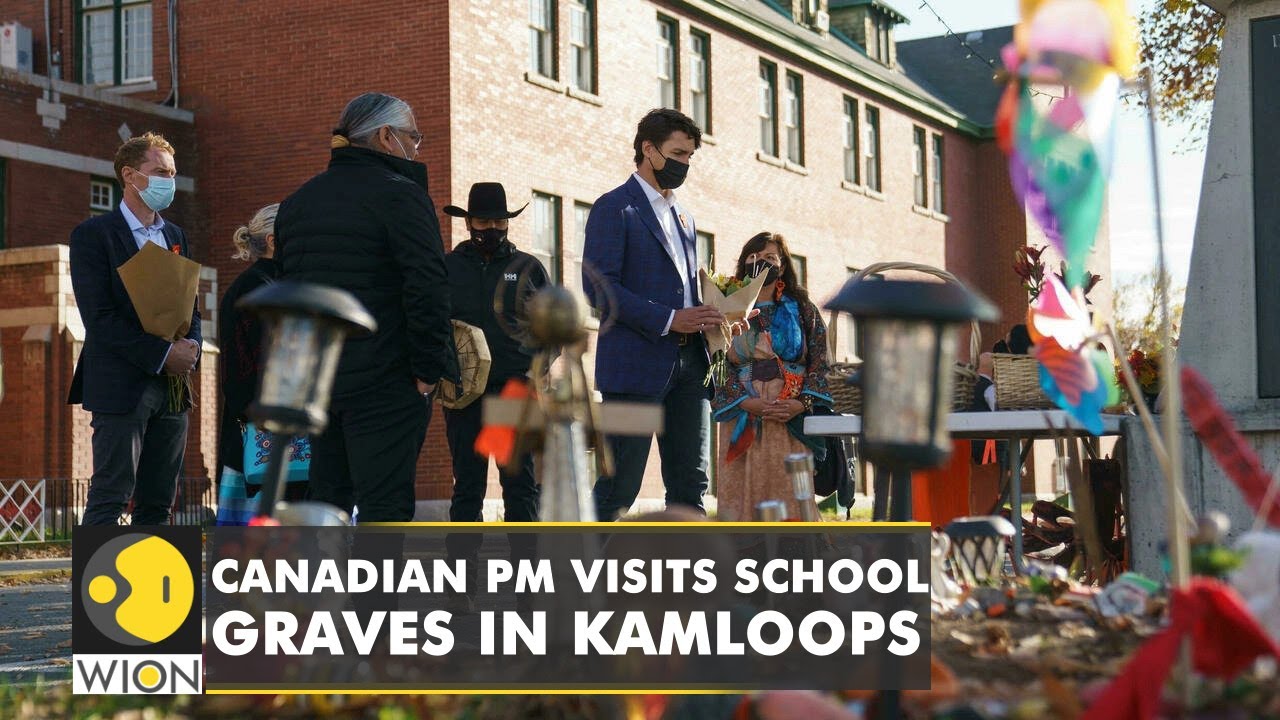 Canadian PM visits School Graves in Kamloops