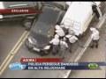 Stupid car chase in Brazil: Like GTA (police car crash)