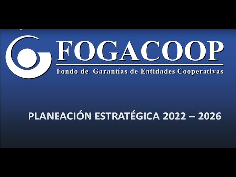 Plan Estratégico FOGACOOP 2022-2026