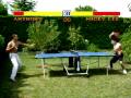 Ping pong fighter. La version ping pong du jeu video Street Sighter