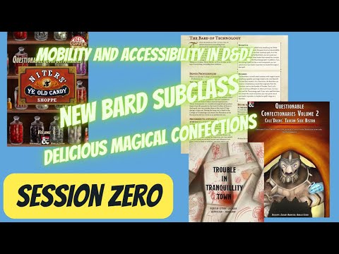 A D&D Bard of Technology? Magical confections of all kinds? Check this out! S2 EP4 Session Zero