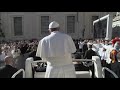 Raw: Pope Francis Rides to Installation Mass