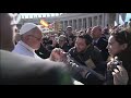 Raw: Pope Francis Rides to Installation Mass