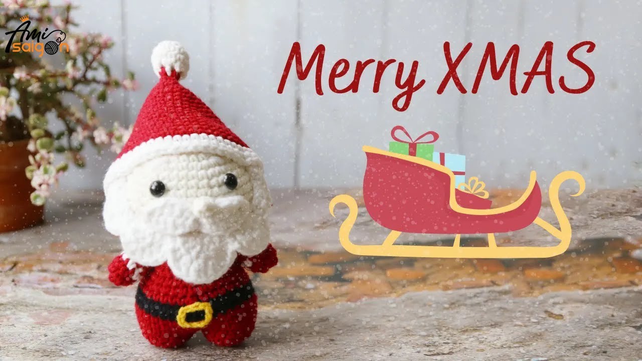 Spread Some Holiday Cheer with AmiSaigon’s Amigurumi Santa Claus Tutorial!