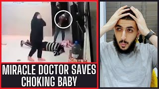 DOCTOR SAVES CHOKING BABY - CAUGHT ON CCTV - MERCY OF GOD