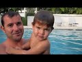 Unbelievable diving swimming baby!!! 2 year old Brahman, Swim & Dive