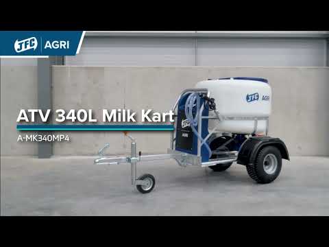 JFC ATV Milk Kart 340 Litres Blue Lid