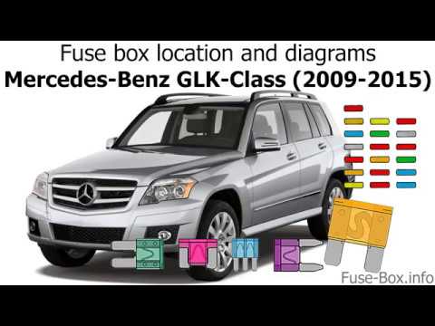 Fuse box location and diagrams: Mercedes-Benz GLK-Class (2009-2015)