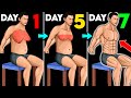 7 Min 7 Day 7 Beginner Chair Exercises For Chest Fat