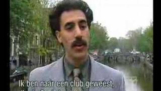 Borat visits Amsterdam