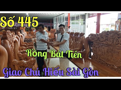 Rồng Bát Tiên Cột 14 Gõ Đỏ Giao Chú Hiếu Ở Bình Thạnh |Đồ Gỗ Trâm Anh| Số 445