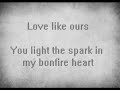 James Blunt - Bonfire Heart (Lyrics)