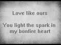 James Blunt - Bonfire Heart (Lyrics)