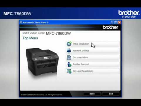 Wireless setup for the Brother™ MFC-7860DW Printer