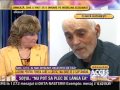 Soţul femeii care cântă fără oprire, cu ochii în lacrimi: