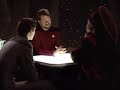 Riker sits down