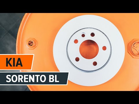 Как да сменим задни спирачни дискове и задни спирачни накладки на KIA SORENTO BL