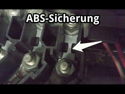 ABS Lampe leuchtet -Fehlersuche bei Fehlercode 00301 -Ruckforderpumpe fur ABS (V39) - VW u.s.w.