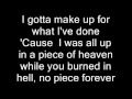 Avenged Sevenfold - A Little Piece Of Heaven Lyrics