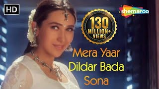 Mera Yaar Dildar Bada Sona - Jaanwar Songs - Akshay Kumar - Karisma Kapoor - Sukhwinder Singh