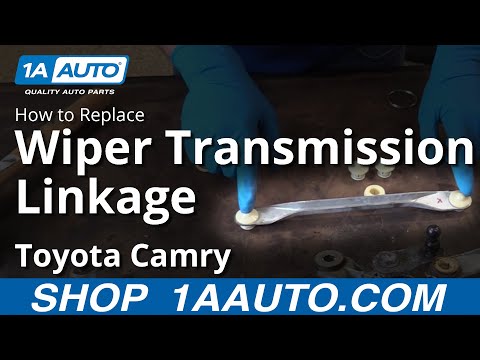 How to Replace Wiper Transmission Linkage Bushings 97-01 Toyota Camry