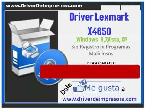 Descargar Lexmark x4650 Drivers Windows 8 7 Vista XP Duration: :44. Total Views: 60