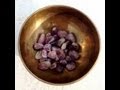 Clean stones and Pendulums with a Singing Bowl Magic Video