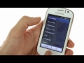Samsung Galaxy Fame user interface