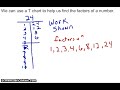 Finding Factors of a Number