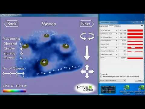 PhysX Fluid-Demo´s on Nvidia Geforce 9500M GS (Acer Aspire 6920G) Duration: 5:20. Total Views: 607