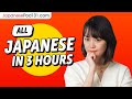 Learn Japanese in 3 Hours - ALL the Japanese Basics You Need