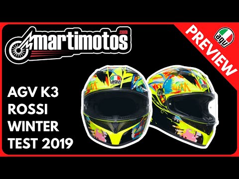 Video of AGV K3 ROSSI WINTER TEST 2019